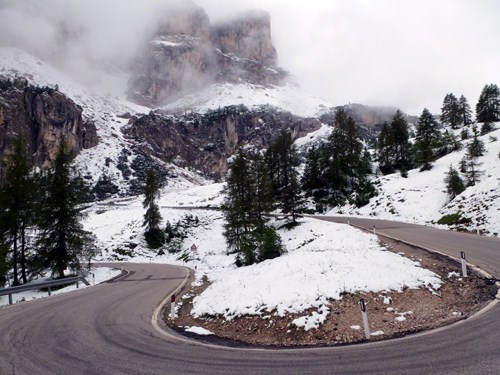 Climbing Passo Gardena